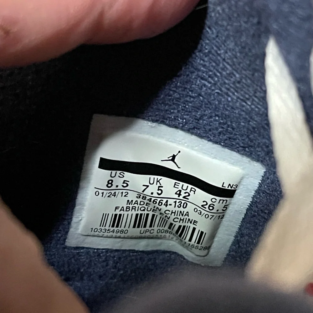 2012 Nike Air‎ Jordan 6 Retro Olympic 384664-130 RESTORE Size 8.5